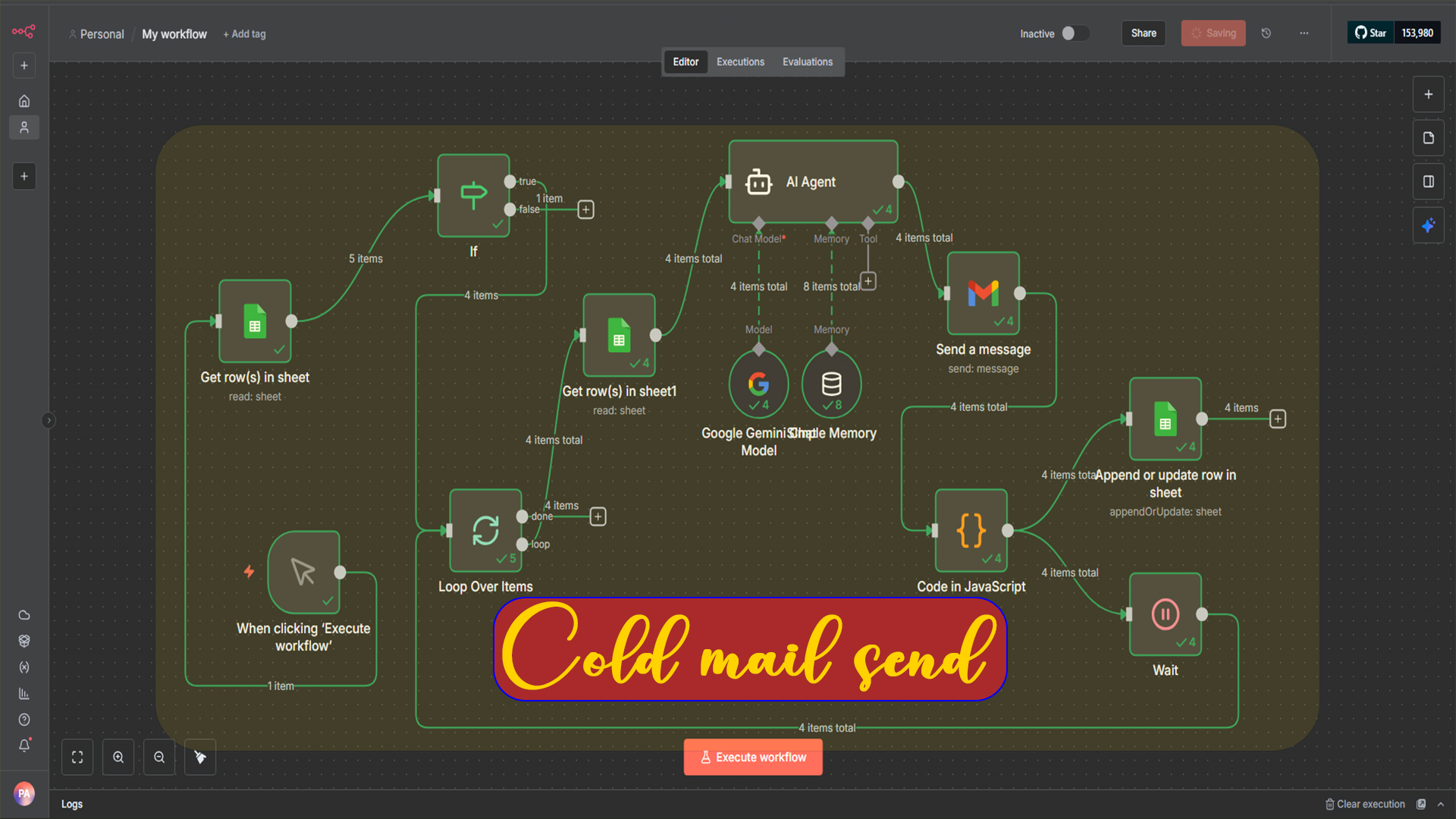 Cold Email Automation with N8N